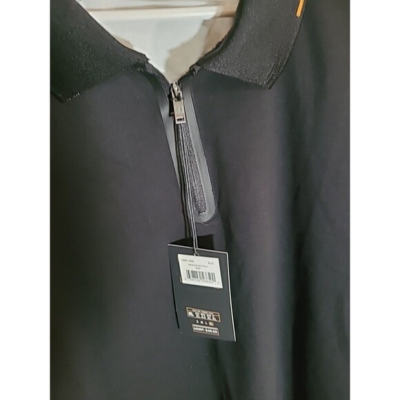Casa Moda Couture Polo Shirt Mens Black/White Extra Large (AA6) - Picture 5 of 9